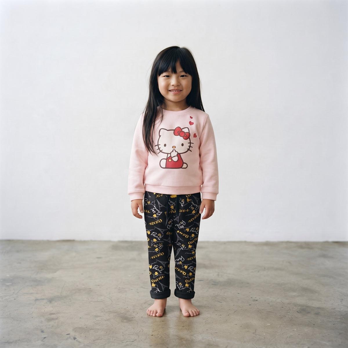 So Cute Toddler Girls' Elastic Waist Drawstring Jogger Trousers