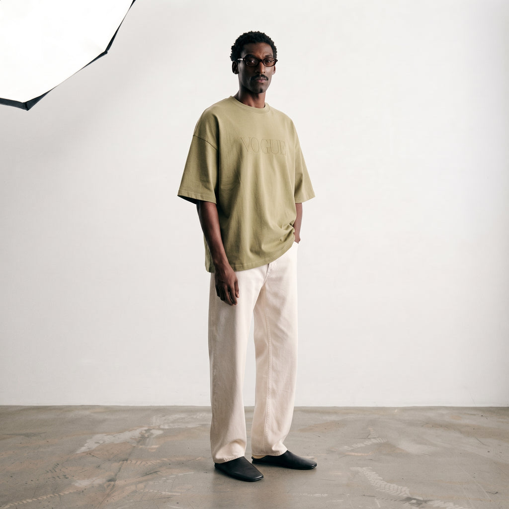 Vogue | Embroidered Logo Classic T-Shirt