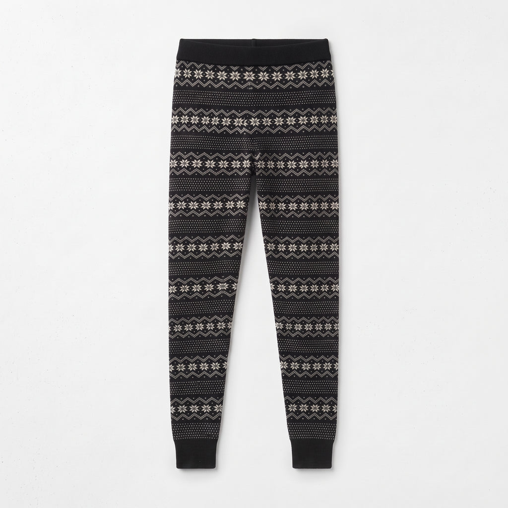 Esmara Women's Jacquard Knit Loungewear Leggings