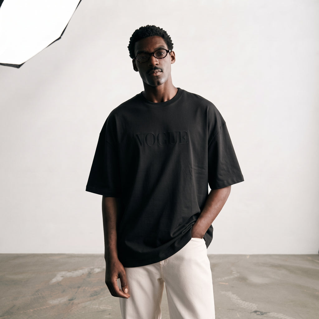 Vogue | Embroidered Logo Classic T-Shirt