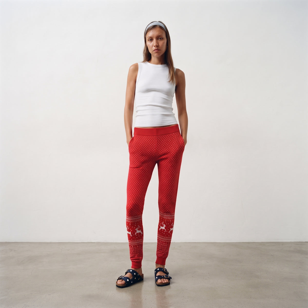 Esmara Women's Jacquard Knit Loungewear Leggings