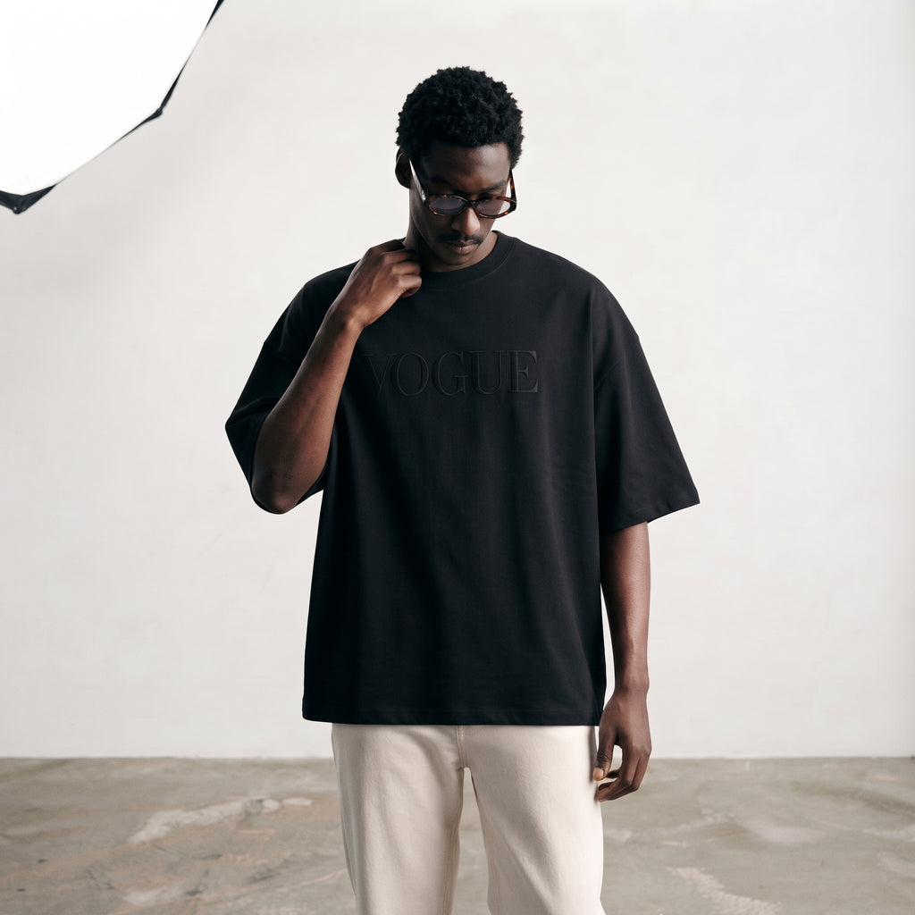 Vogue | Embroidered Logo Classic T-Shirt