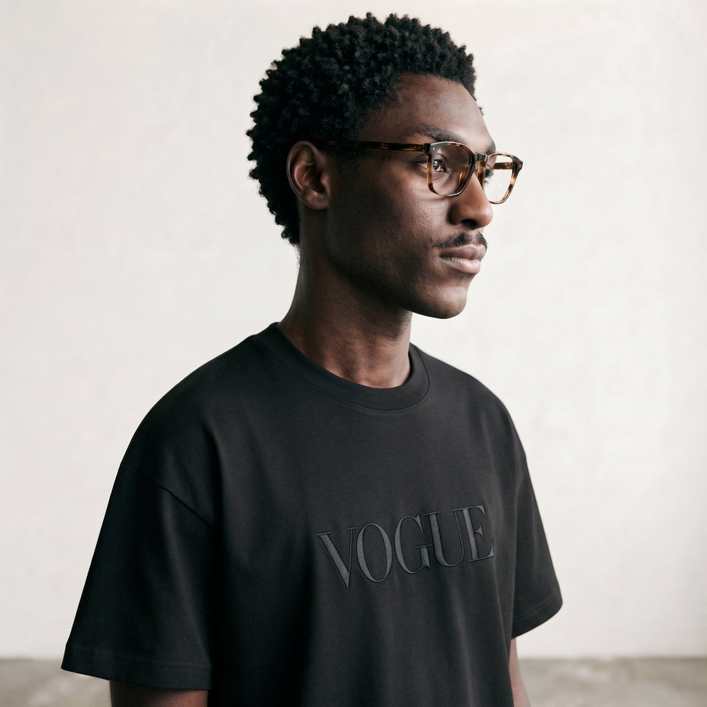 Vogue | Embroidered Logo Classic T-Shirt