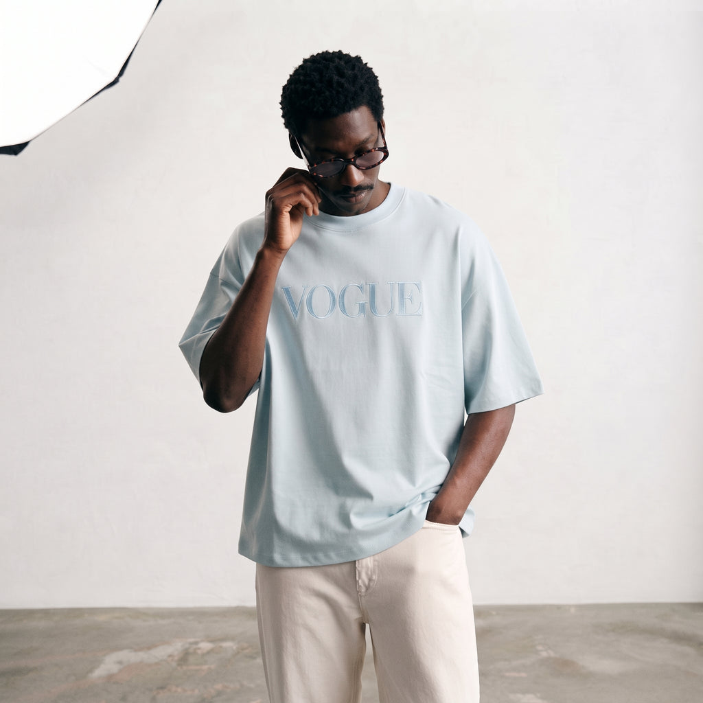 Vogue | Embroidered Logo Classic T-Shirt