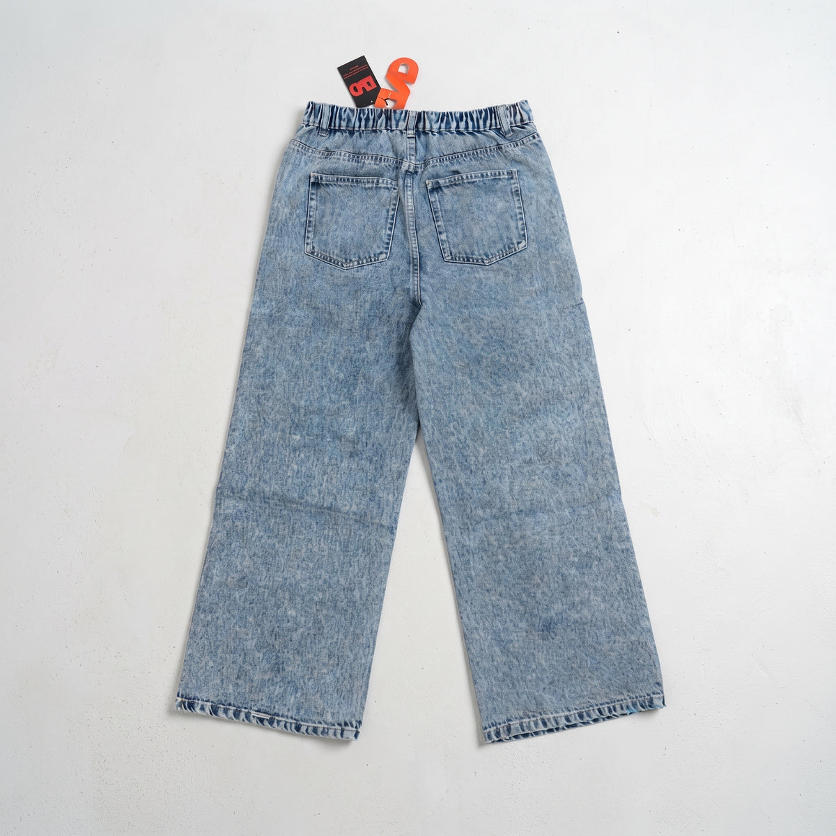 LVD Women's Multi-Pocket Letter Patch Baggy Skate Jeans