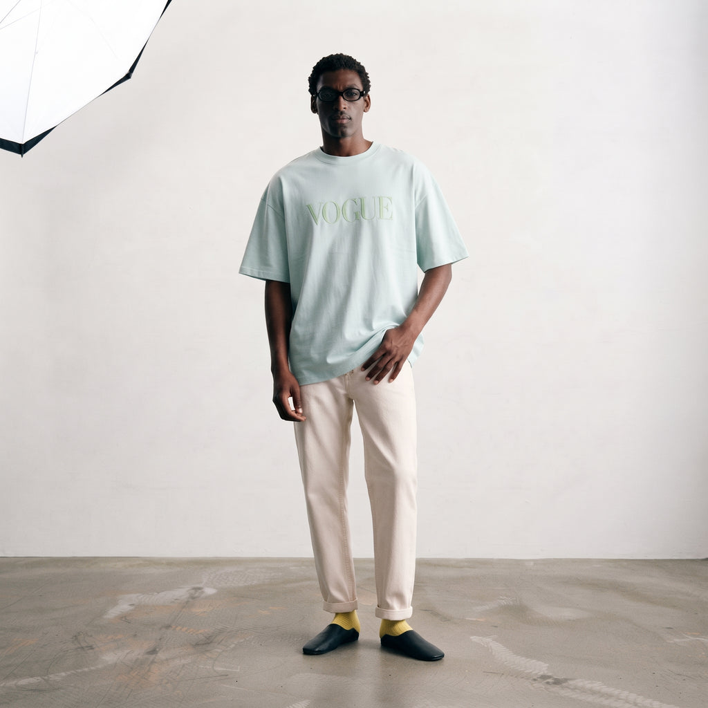 Vogue | Embroidered Logo Classic T-Shirt