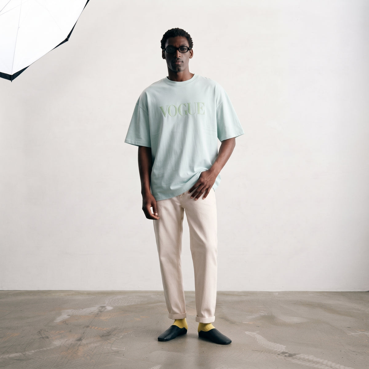 Vogue | Embroidered Logo Classic T-Shirt
